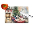 thumbnail image 5 of Afghan Hound Cozy Christmas Glass Cutting Board Large 12 in x 15 in, 5 of 5