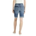thumbnail image 2 of INC International Concepts Womens Mid Rise Contrast Trim Shorts Medium Indigo 2, 2 of 3