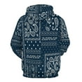 thumbnail image 4 of Paisley Bandana Pattern Oversized Hoodies For Woman Pullover With Pocket Comfortable Fation Pullover Hoodie S-5XL, 4 of 4