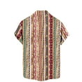 thumbnail image 4 of Aztec Hawaiian Shirt for Men Casual Tribal Short Sleeve Button Down Shirts Ethnic Regular Fit Hawaiian Summer Shirts, 4 of 5