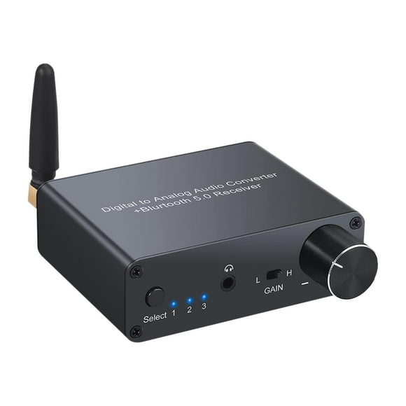 192KHz Digital to Analog Audio Converter for TV Game Console Phone Tablet PC