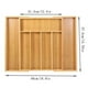 thumbnail image 2 of Organizador de Cajones de Bambú para Utensilios, Extensible, Natural, con Separadores de Cajones y Bandeja de Madera Ajustable para Cubiertos., 2 of 5