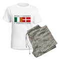 thumbnail image 5 of CafePress - Irish Danish Heritage Flags Women's Light Pajamas - Women's Short Sleeve Print T-Shirt and Pants Light Cotton Pajama Set, 5 of 7