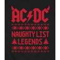thumbnail image 3 of AC/DC - Naughty List Legends - Men's Crew Fleece Sweatshirt, 3 of 5