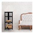 thumbnail image 7 of 38.75" Folding 4 Tier Corner Shelf Black", 7 of 7