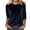 Navy*, variant on RUTAYY Women's T Shirt Short Sleeve Solid Color Round Neck Soft Casual Tops Comfort Daily Wear Versatile Travel Tshirts