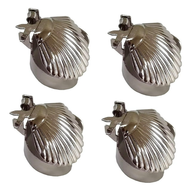 4 piezas de extintor automático de velas, extintor de velas cónico automático, herramienta para el cuidado de velas con detención de llama de velas pe Plata