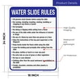 thumbnail image 3 of Nevada Water Slide Rules Sign, Complies With State Of Nevada Pool Safety Code, 18x24 Corrugated Plastic, 3 of 7