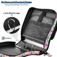 thumbnail image 4 of FORMRS Zipper Binder with Shoulder Strap 2-inch Ring 500 Sheet Capacity File Bag, Pink Mosaic Pattern, 4 of 5