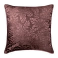 thumbnail image 1 of Funda de almohada, fundas de almohada, fundas de almohada de 45 x 45 cm (18 x 18 pulgadas) moradas, fundas de almohada de terciopelo, fundas de almohada hechas a mano, estilo moderno, floral - Plum, 1 of 3