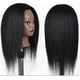 thumbnail image 4 of African American Mannequin Head Real Hair Manikin Head For Styling Black 16inch, 4 of 5