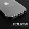 thumbnail image 7 of Kaleidio Case For iPhone 12 Pro Max (6.7") [Wrap] Flexible See-Thru TPU Gel Slim Fit Transparent Skin Cover [See-Thru Clear], 7 of 7