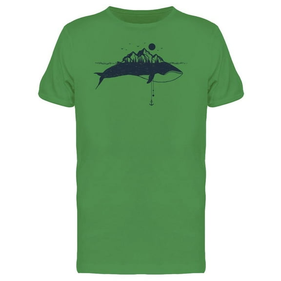 Whale Mountains Art Tee Men's -Image by Shutterstock