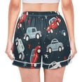 thumbnail image 3 of joogoo Women's Pajama Lounge Shorts Cars Cartoon Bottoms Sleep Short L, 3 of 7