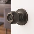 thumbnail image 2 of Hyper Tough Two Keyed Entry Ball Locking Doorknobs Oil Rubbed Bronze Finish Twin Pack, 2 of 6