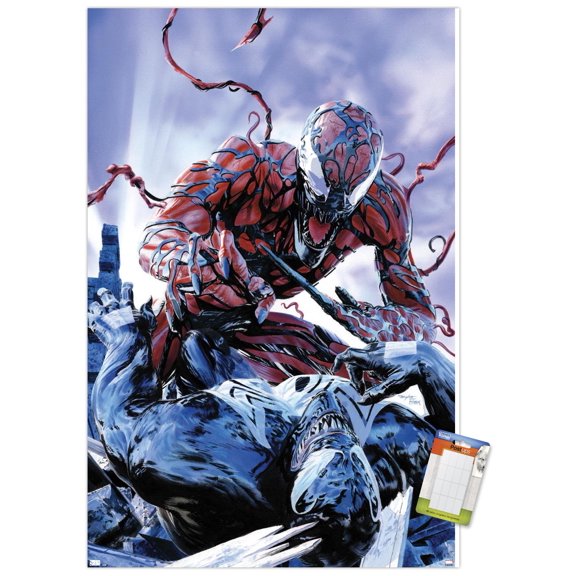 Marvel Comics Carnage - Battle with Venom Wall Poster, 22.375" x 34"