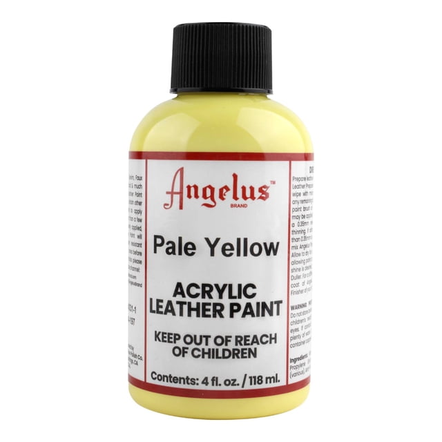 Pintura Para Cuero 118Ml Pale Yellow Angelus
