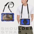 thumbnail image 7 of Case for Lenovo Tab M10 HD 2nd Gen 10.1 inch 2020, 360 Rotating Stand Handle Pencil Holder Shoulder Strap Heavy Duty Shockproof Cover, Dark Blue PC, 7 of 7