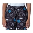 thumbnail image 3 of Supernatural TV Series Womens' Join The Hunt Anti-Possession Castiel Logos Lounge Pajama Pants, 3 of 7