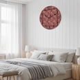 thumbnail image 6 of Wall Clock Spring Flowers Clocks PVC Silent Non-Ticking Battery Operated Decorative Red Retro Floral Bird Round Clock for Home Living Room Kitchen Bedroom Office School Wall Decor 10 Inch, 6 of 9