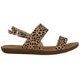 thumbnail image 2 of Soda Shoes Women Flat Sandals Buckle Ankle Double Straps Member-S Cheetah Leopard 10, 2 of 3
