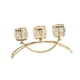 thumbnail image 4 of Candelabro Macarena de cristal de 3 brazos soporte de vela decorativo, 4 of 8