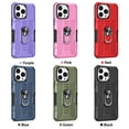 thumbnail image 3 of Funda Dura De Prevención De Caídas Para iphone 14 Plus 13 Pro Max Ring Stand Protection Cover, 3 of 4