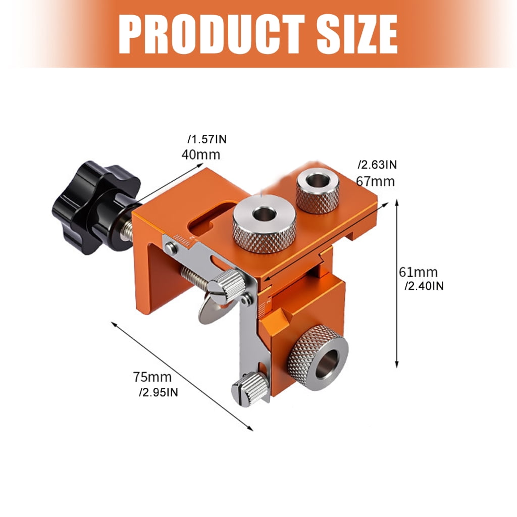 Heavy Duty Woodworking 3 In 1 Dowel Jig Dowel Camera Jig Wood Hole Drilling Guide