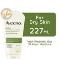 thumbnail image 1 of Aveeno Daily Moisturizing Lotion, Dry Skin, Non-Comedogenic, Prebiotic Oat, Daily Moisturizer, Fragrance Free, 1 of 6
