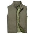thumbnail image 2 of purcolt Men's Fleece Vest, Full-Zip Outerwear Vests Lightweight Sleeveless Warm Jacket with Pockets (Available in Big & Tall), 2 of 9