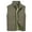 Army Green, variant on Men's Full-Zip Polar Fleece Insulated Vest Winter Vests Outerwear Warm Polar Sleeveless Jacket with Zipper Pockets Casual Golf (Available in Big & Tall) Size M-5XL Dark Gray