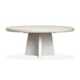 thumbnail image 2 of Magnussen Home Lorelei Misty Cloud Extendable 54" Round Dining Table, 2 of 11