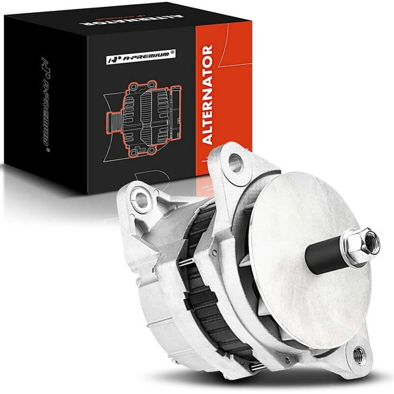 A-Premium Alternator Compatible with Freightliner Century Class FL106 96-98, FL50 95-97, FL60 FL70 FL80 94-97 & Kenworth K300 94-95, T300 95, 130Amp 12V Clockwise Bi-Directional, Replace# 10459037