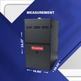 thumbnail image 2 of Goodman 80% 60000 BTU Single Stage Gas Furnace - 14" Width Upflow/Horizontal | 1200 CFM, R32, 9-Speed, HVAC Low-NOx Heater, 2 of 8