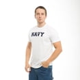 thumbnail image 3 of R54-NAV-WHT-05 Oceanside, Applique Military T-Shirts, Navy, White, 2X -Large, 3 of 5