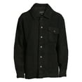 thumbnail image 5 of No Boundaries Men's and Big Men's Button-up Faux Sherpa Jacket, Sizes XS-3XL, 5 of 5