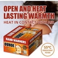 thumbnail image 3 of 40pcs Hot Hands Hand Warmers HotHands Packs Warm Pocket Heat Outdoor PACK OF 10 PAIRS, 3 of 4
