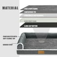 thumbnail image 2 of Exclusivo Mezcla Orthopedic Pet Bed for Extra Large Dogs, 48"X30" Waterproof L Shaped Sofa Dog Bed, Gray, 2 of 9