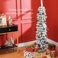 thumbnail image 4 of HOMCOM Arbre de Noël Artificiel de 5 Pieds avec Branches Réalistes Vert, 4 of 9