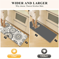 thumbnail image 5 of Ileading Boho Kitchen Rugs Set of 2, Lagre Size Anti Fatigue Mats 0.5 inch thick Kitchen Rugs and Mats Non Skid Waterproof Kitchen Mat 20"x32"+20"x59", 5 of 5