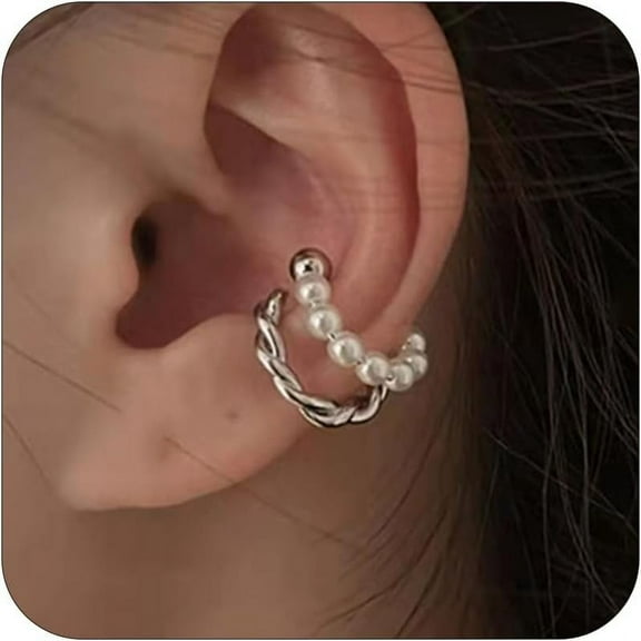 Ear Cuffs Non Piercing Ear Cuff Earrings Gifts Trendy Stuff 14K Gold Plated Earrings For Women Hypoallergenic Non Pierced Clip On Cartilage Earring Set Jewelry[Z1]