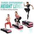 thumbnail image 2 of Plateforme de Pas d'Exercice Réglable Rouge - Cardio et Mise en Forme Haute, 2 of 7