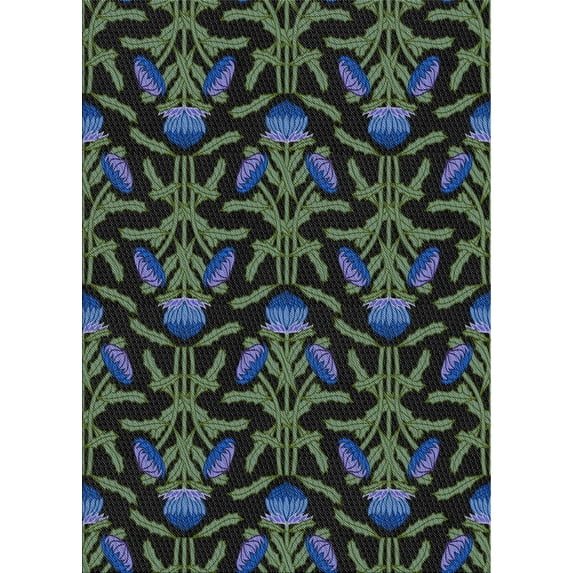 Ahgly Company Machine Washable Indoor Rectangle Transitional Grayish Turquoise Green Area Rugs, 2' x 3'