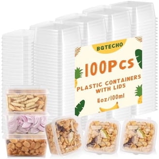 US 500 Pack Disposable 1 Oz Portion Cups with Lids for Sample Tasting  Sauces - Walmart.com