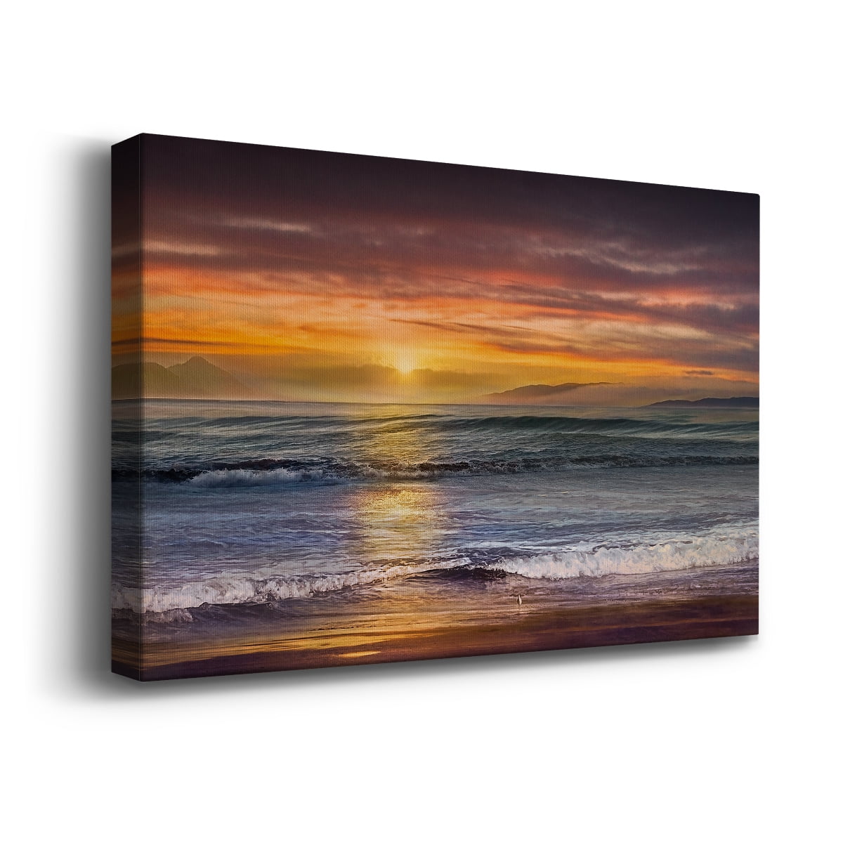 Wexford Home Sundown Premium Gallery Wrapped Canvas, 8" x 12" - Ready to Hang