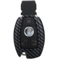 thumbnail image 2 of TOMALL Smart Remote Key Fob Shell Carbon Fiber Pattern for Mercedes-Benz C E S CLS CLK GLK ML GL Class, 2 of 5