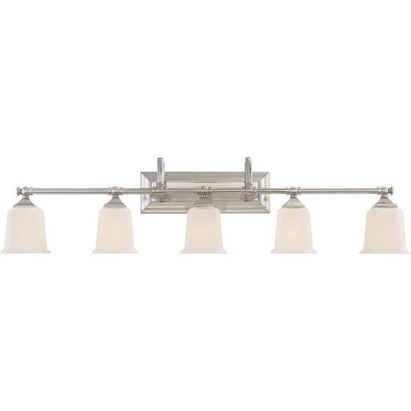 Quoizel Nicholas 5 Light Vanity Light In Brushed Nickel Walmart Canada