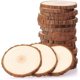 thumbnail image 1 of Discos de madera 20 piezas Discos de troncos de madera 9-10 cm Círculos de madera sin terminar // kaili Sencillez, 1 of 4