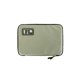 thumbnail image 1 of Organizador de cables de datos Qarigey con cremallera rectangular gris, 1 of 6