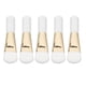 thumbnail image 4 of Juego de brochas de maquillaje de 5 uds, brocha para aplicación de polvo con superficie plana, cerdas suaves, juego de brochas correctoras faciales, 4 of 8